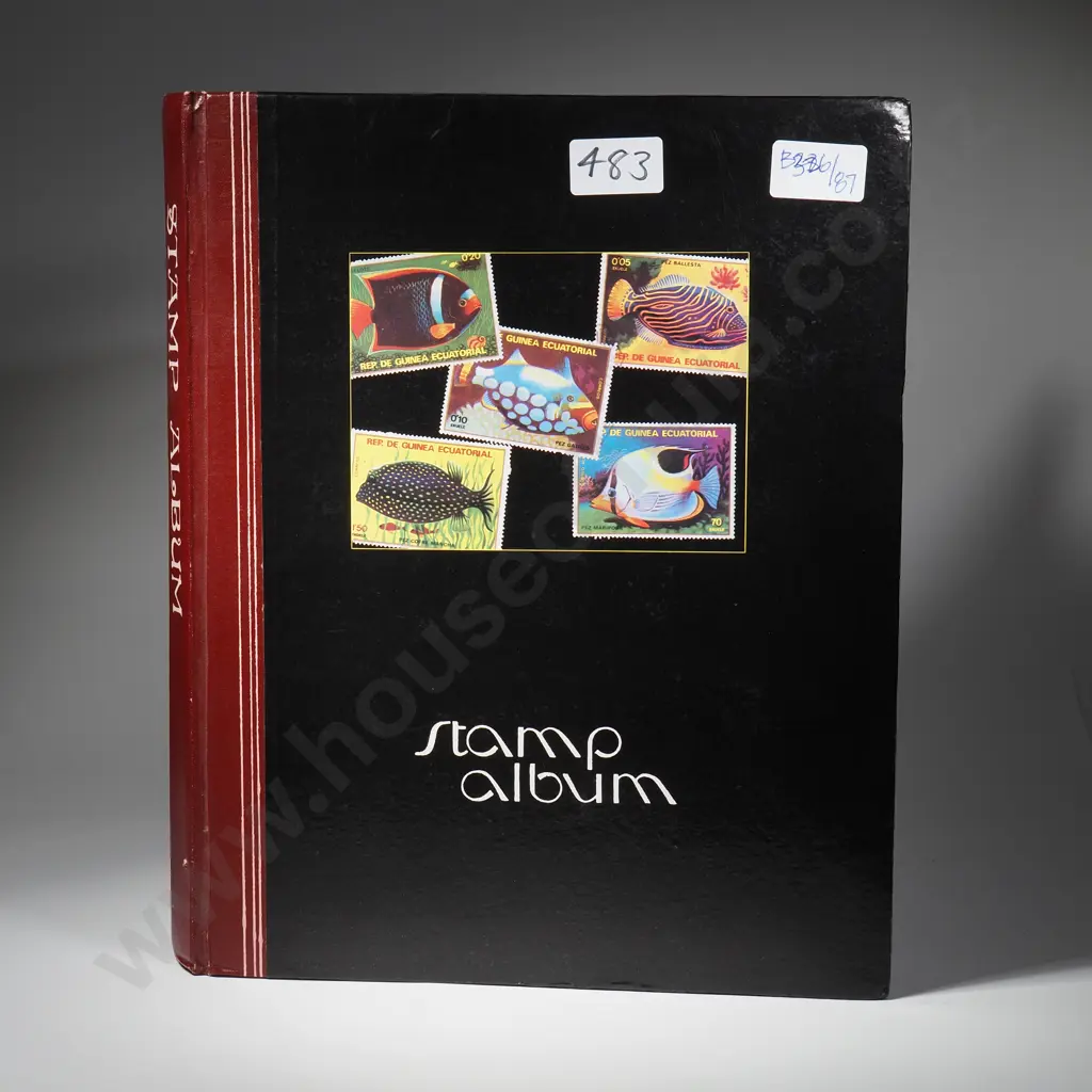 Collectors Stamp Album w New Zealand 20th Century Stamps incl Several Plate Blocks  Image 1++