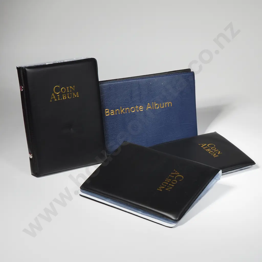 Three Coin Albums & One Banknote Album  Image 1++