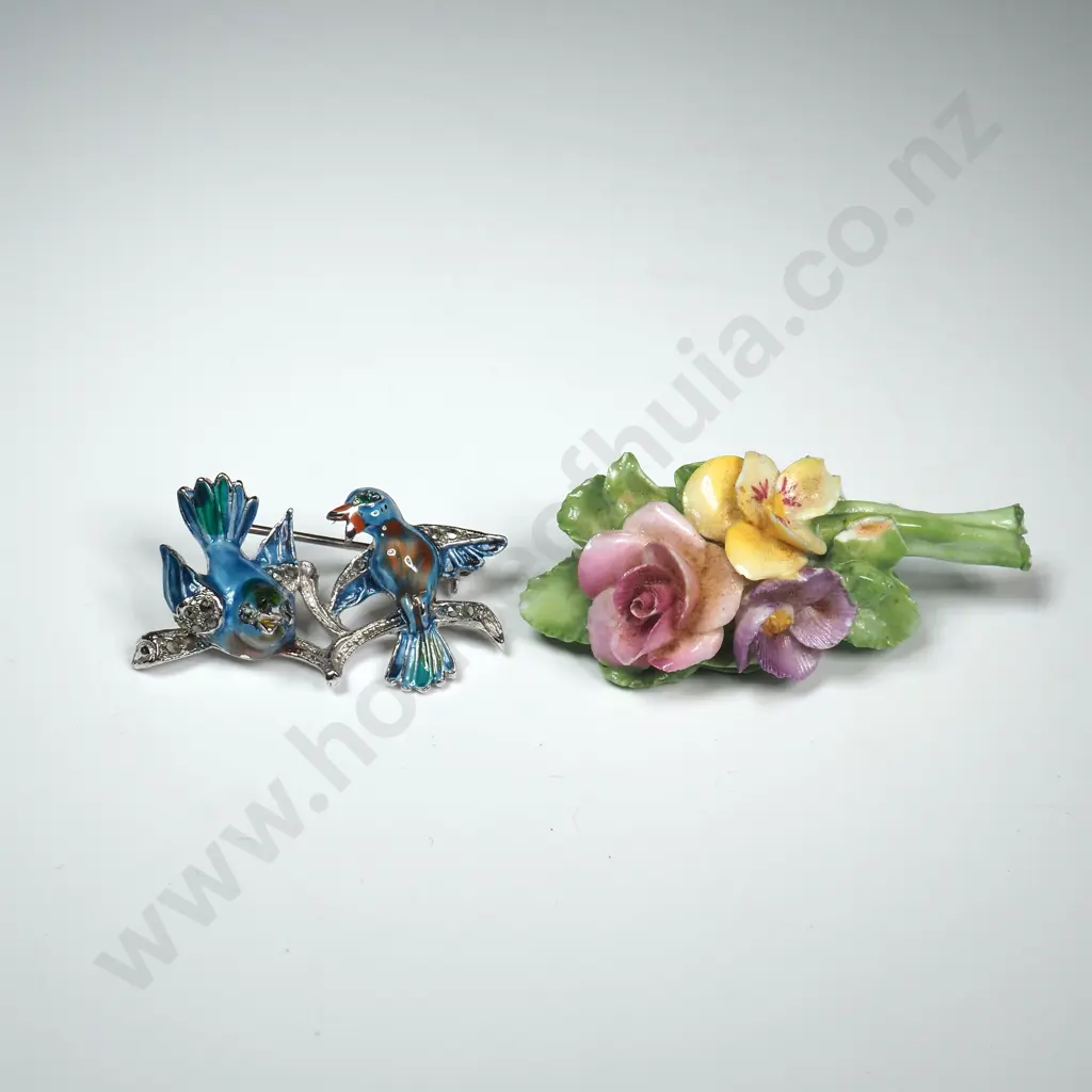 Two Costume Brooches Image 1++