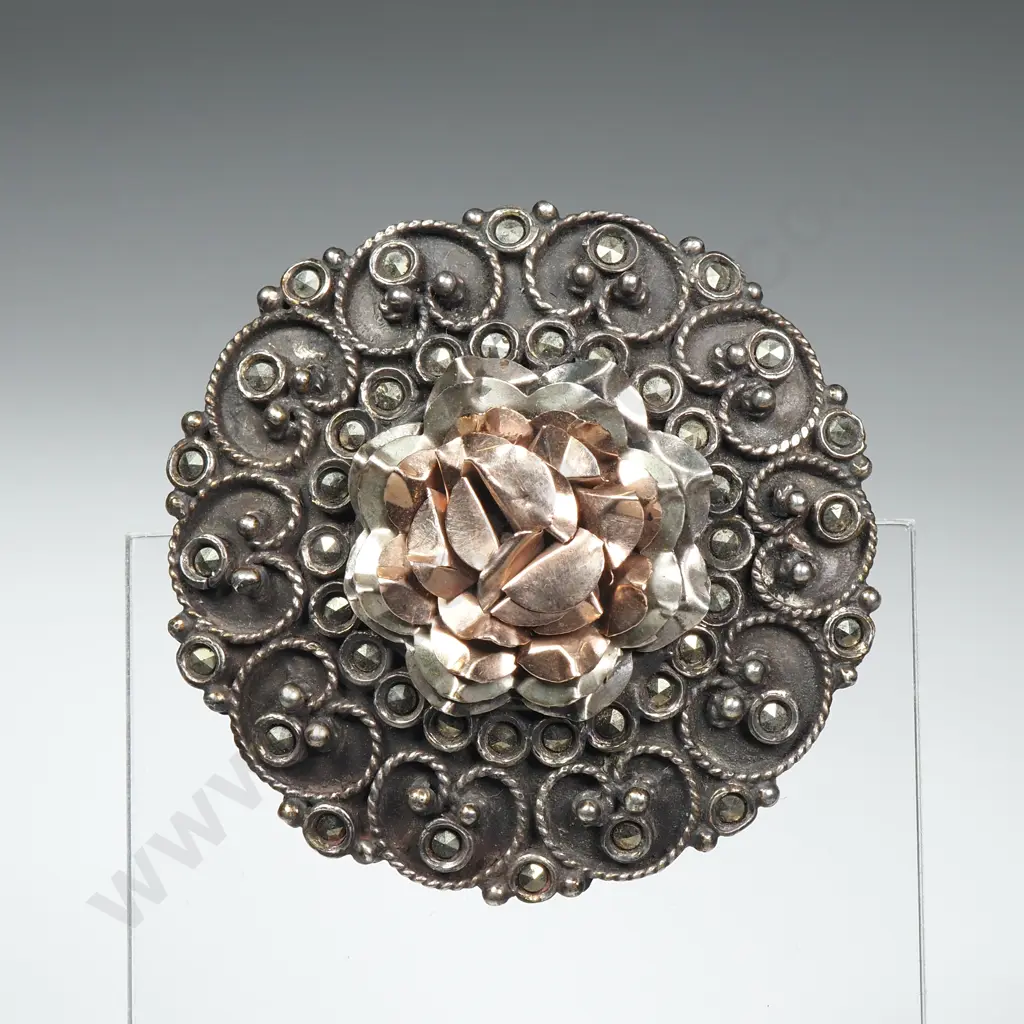 Sterling Silver Hand Made Brooch Image 1++