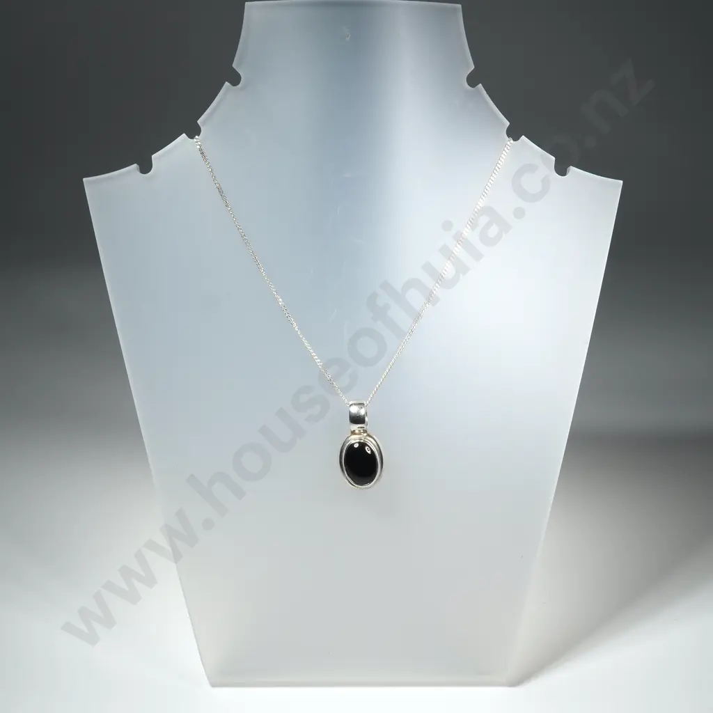 Sterling Silver Pendant on Sterling Chain Image 1++