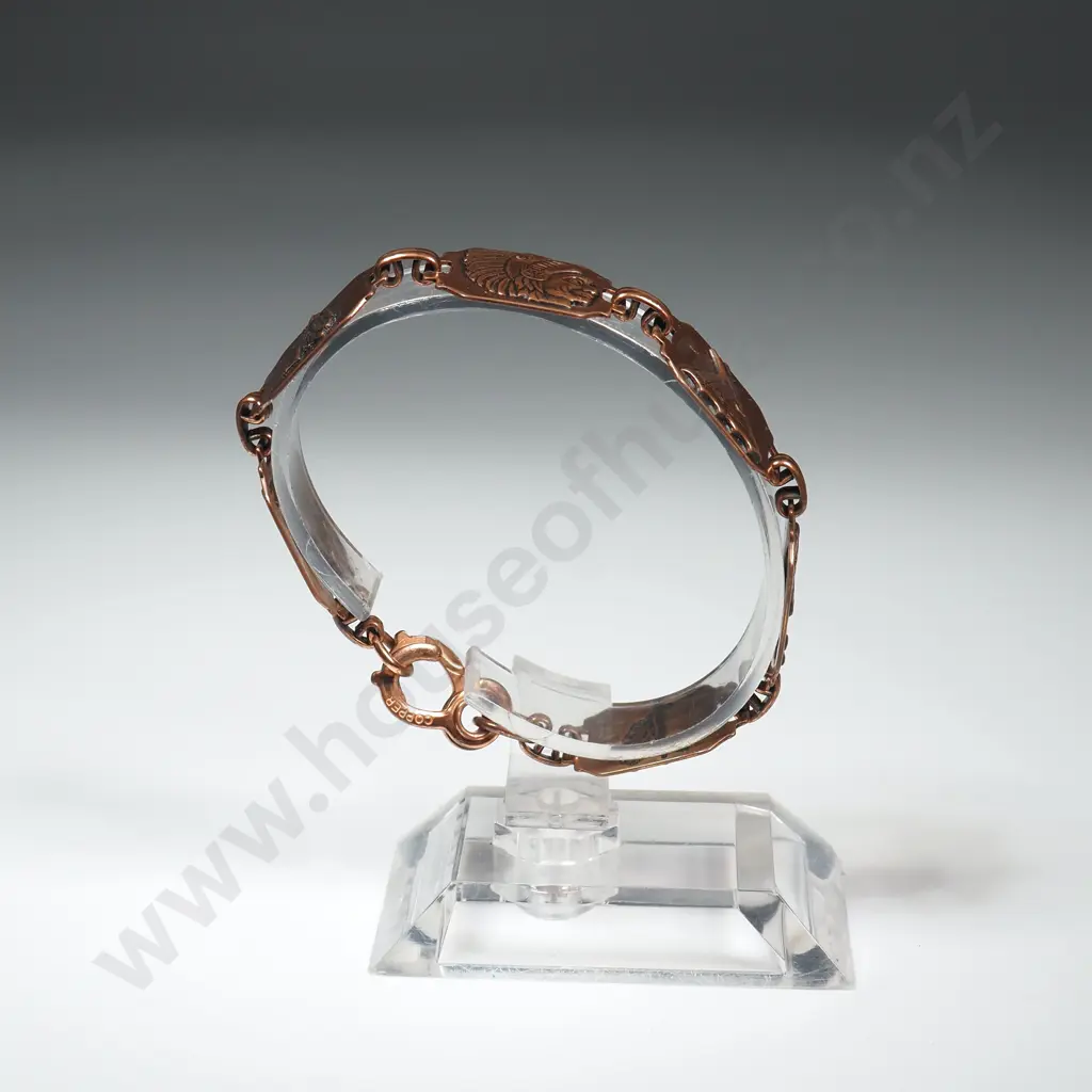 Copper American Indian Themed Bracelet Image 1++