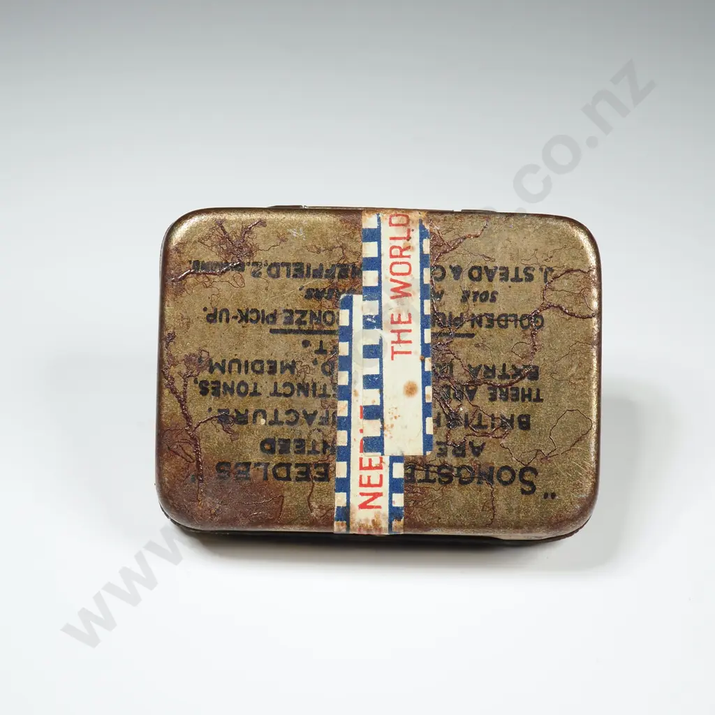 Songster Gramophone Needle Case w Needles  Image 1++