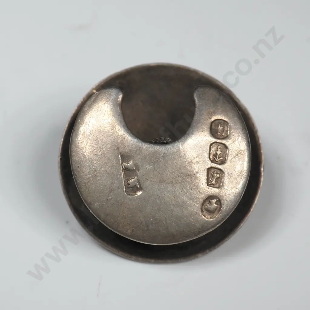 Two Sterling Silver Buttons  Image 1++