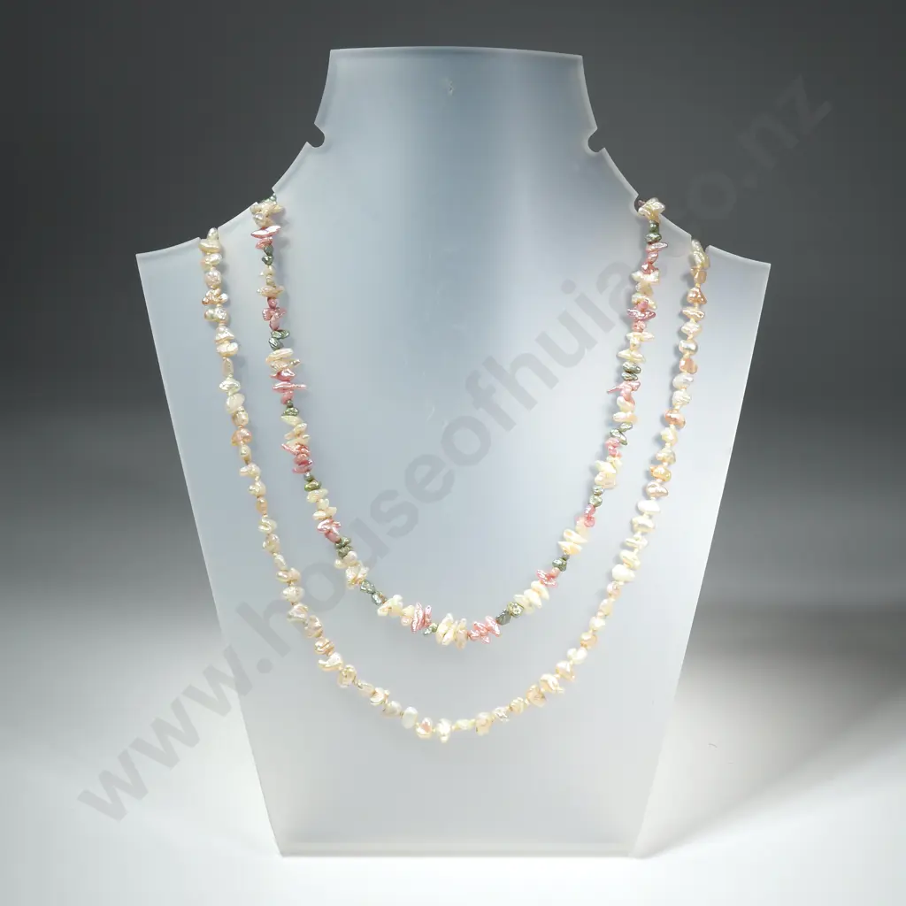 Two Pearl Necklaces Image 1++