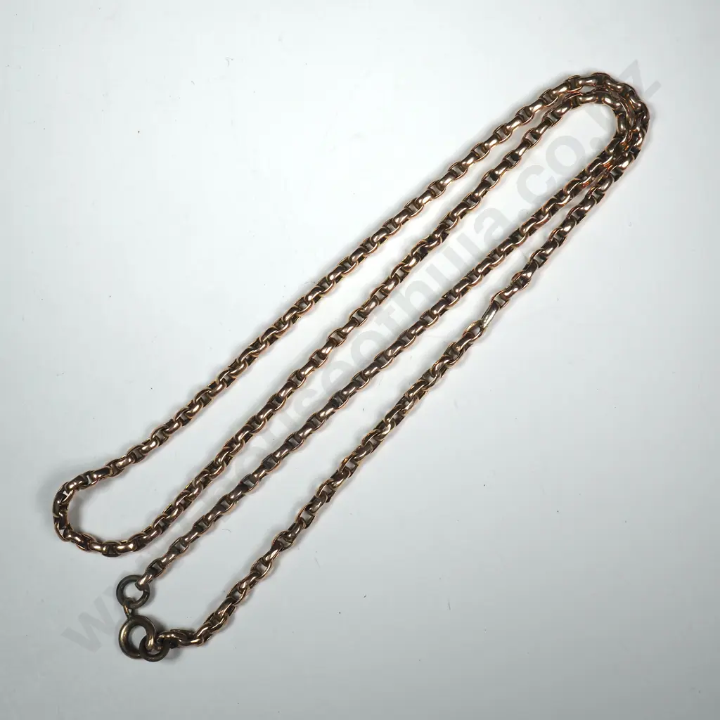 Antique 9ct Gold Necklace Image 1++