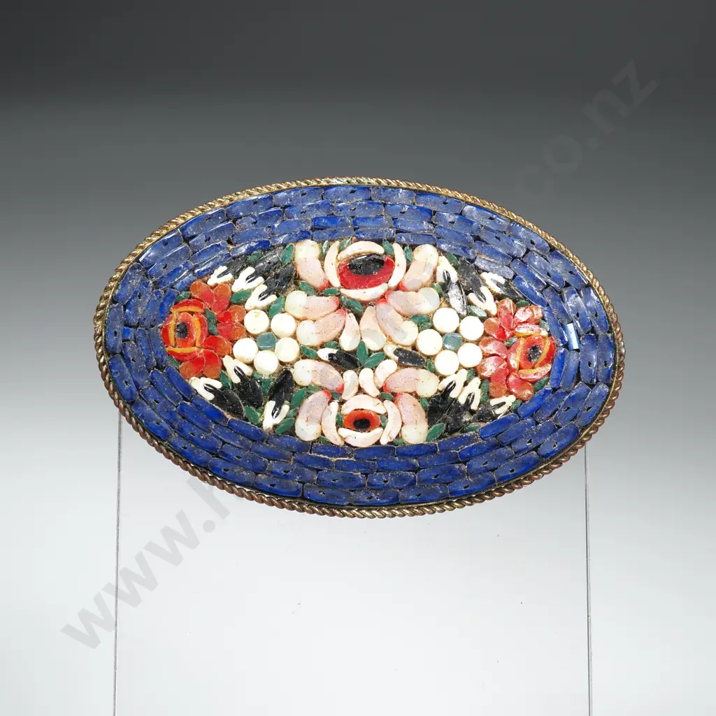 Vintage Mosaic Brooch Image 1++