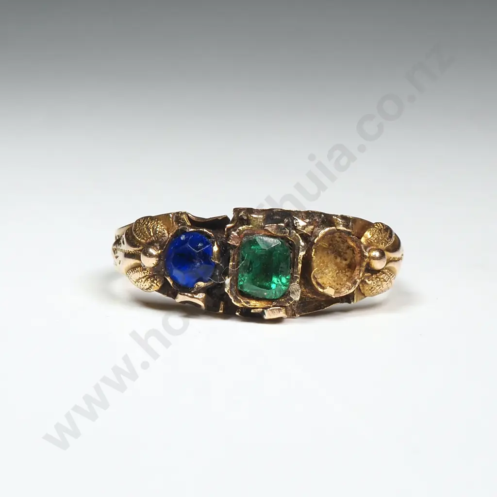 Victorian 15ct Gold Ring A/F Image 1++