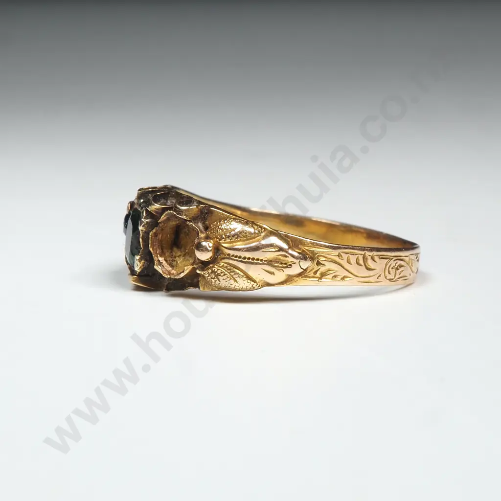 Victorian 15ct Gold Ring A/F Image 1++