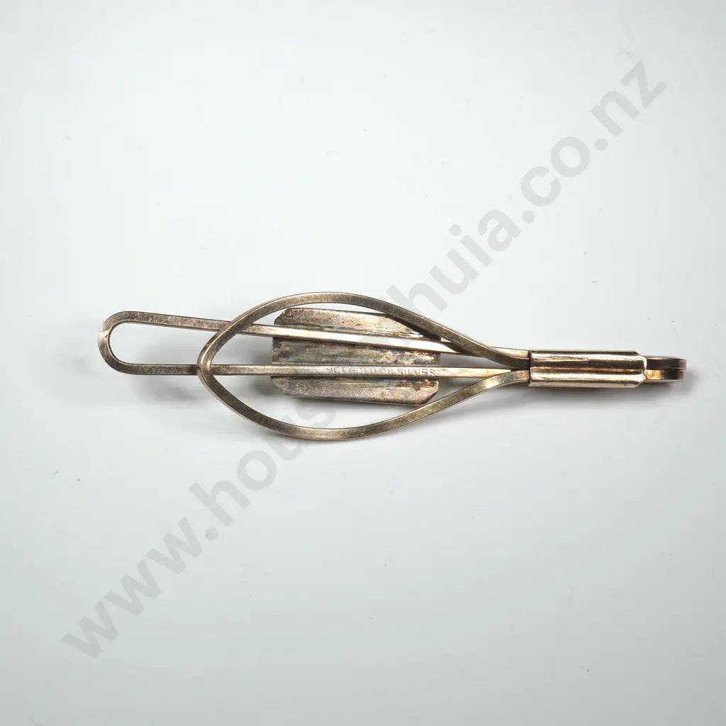 Gold Plated Sterling Silver Tie Clip Image 1++
