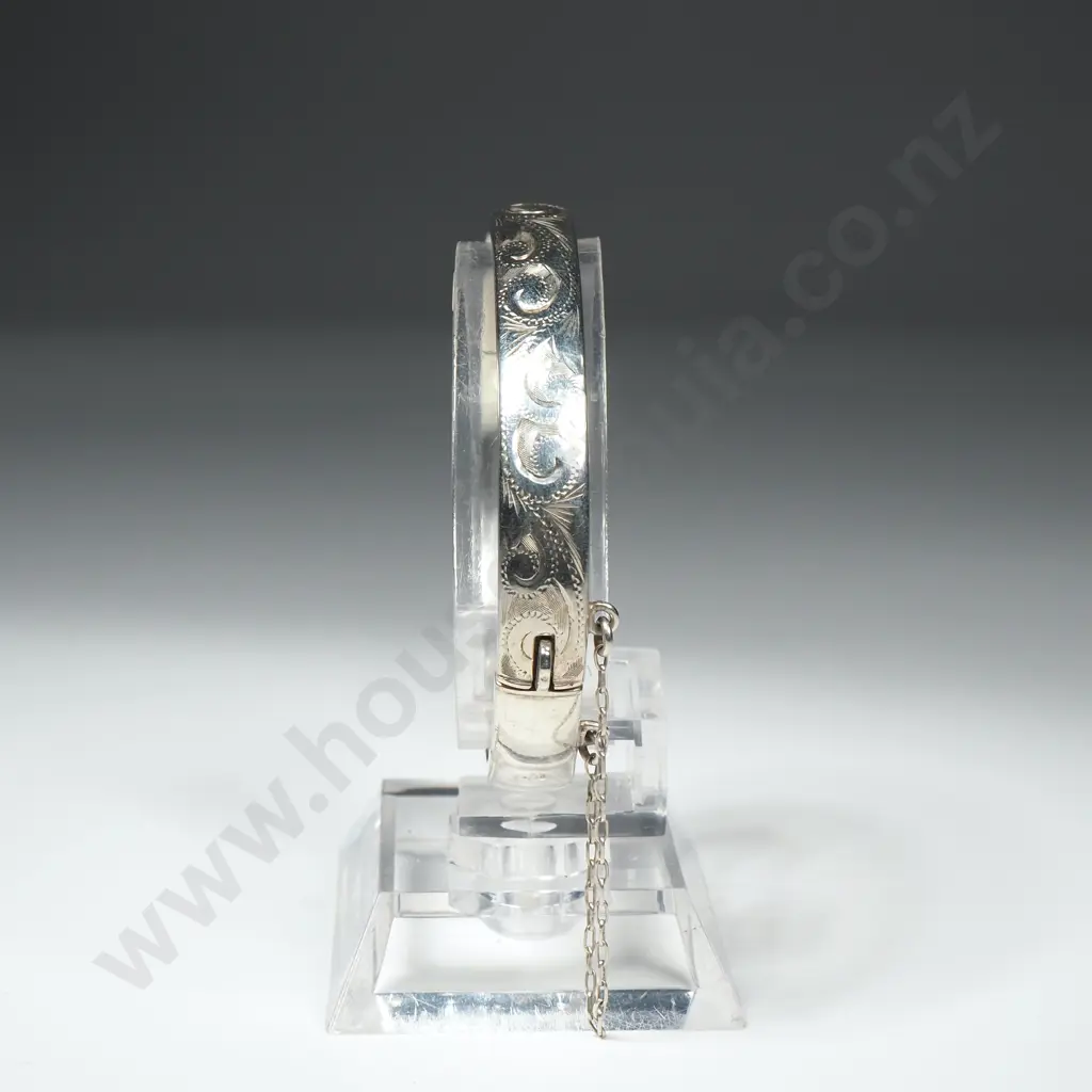 Sterling Silver Hinged Bracelet Image 1++