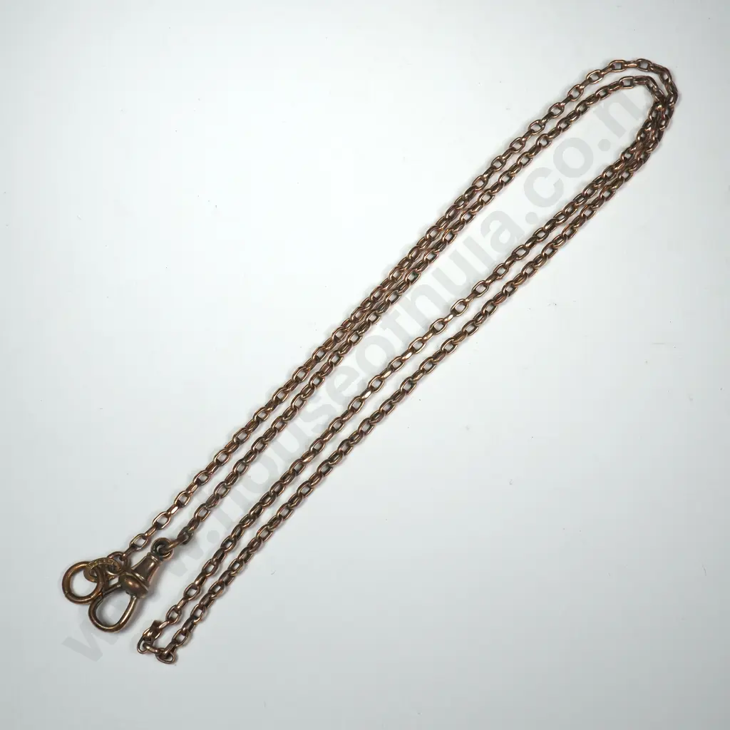 Rolled Gold Muff Chain Image 1++