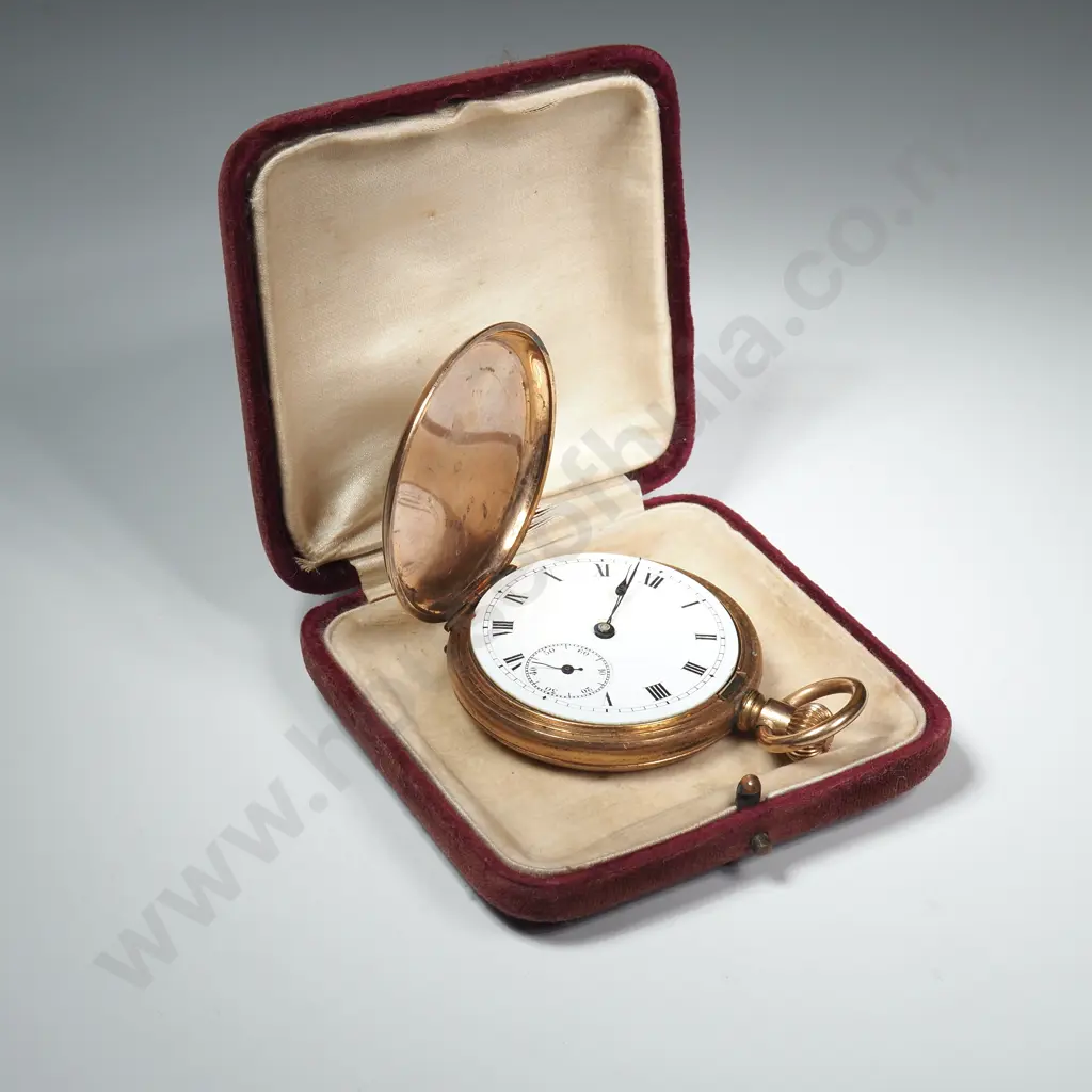 Cased Rolled Gold Pocket Watch A/F Image 1++