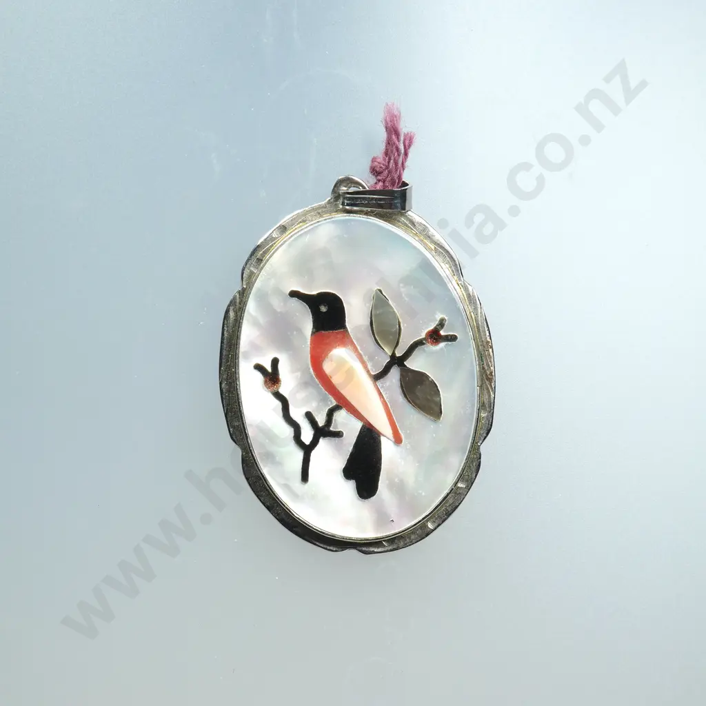 Mother of Pearl Mosaic Pendant Image 1++