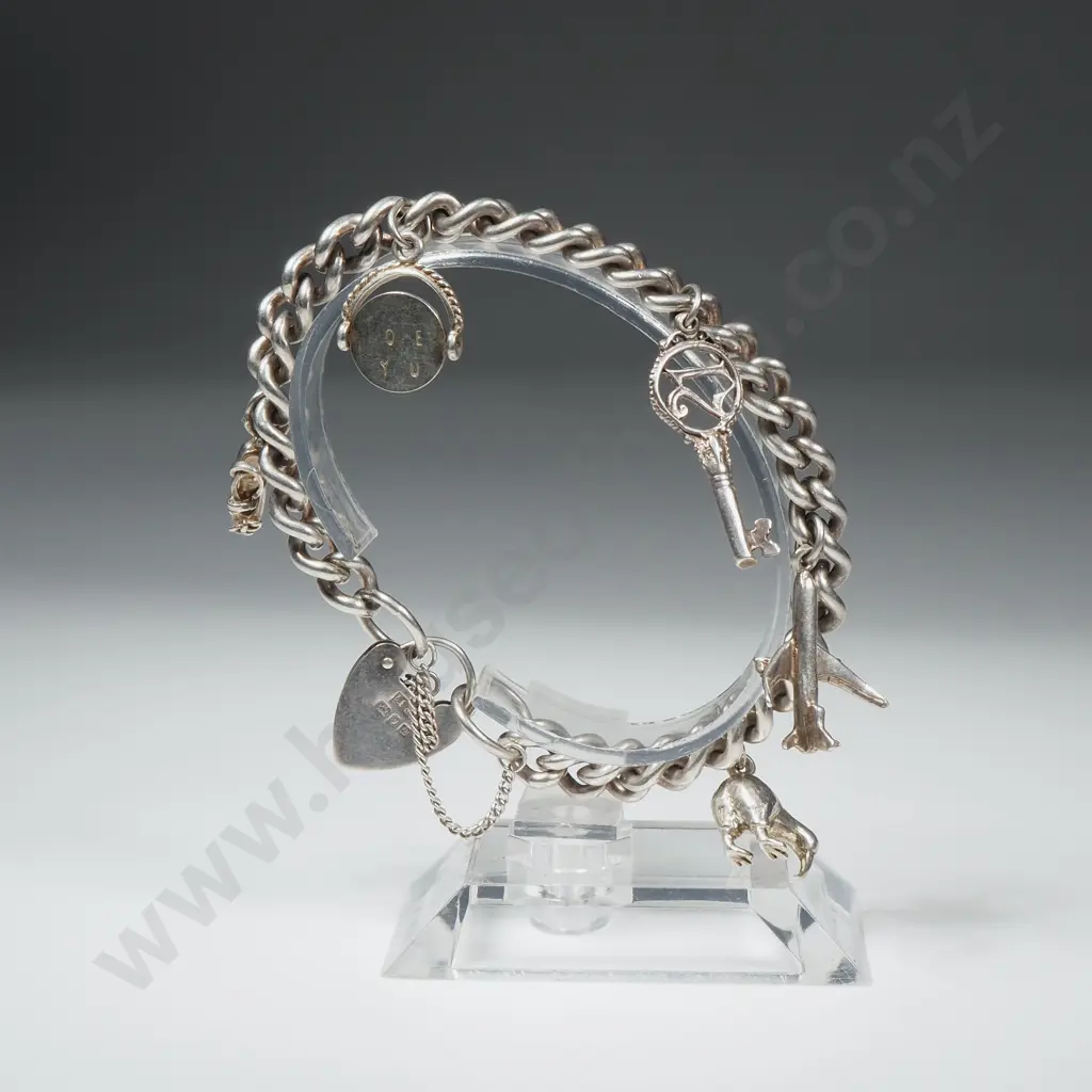 Sterling Silver Charm Bracelet Image 1++