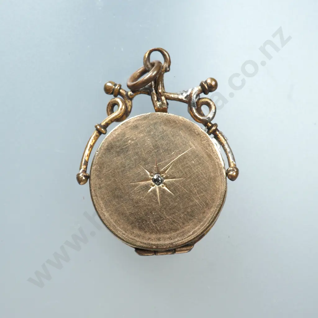 Antique Rolled Gold Locket Pendant A/F Image 1++