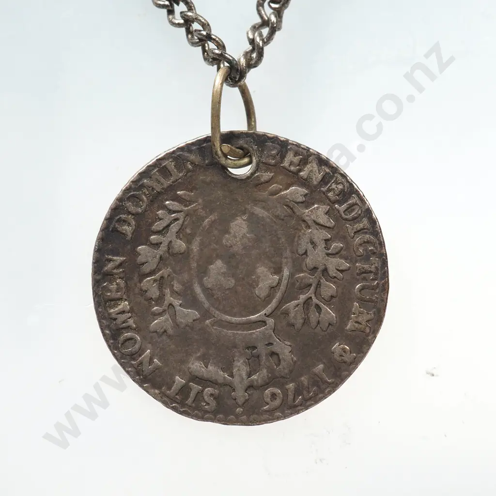 1776 Silver Coin Pendant Image 1++