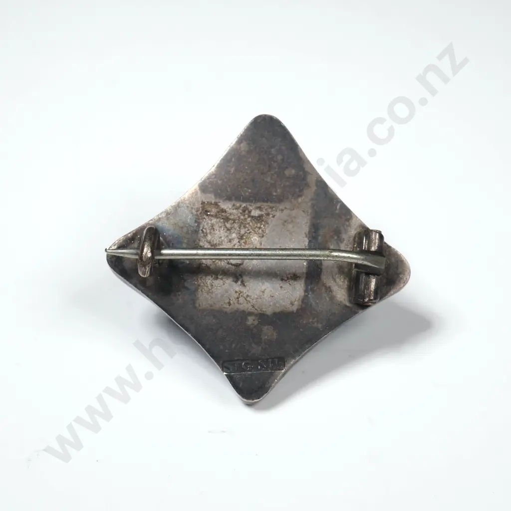 Vintage Sterling Silver Brooch Image 1++