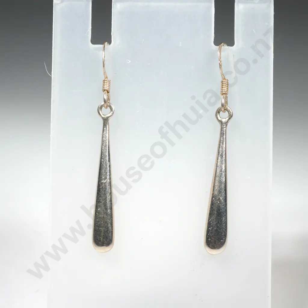 Modern Sterling Silver Earrings Image 1++