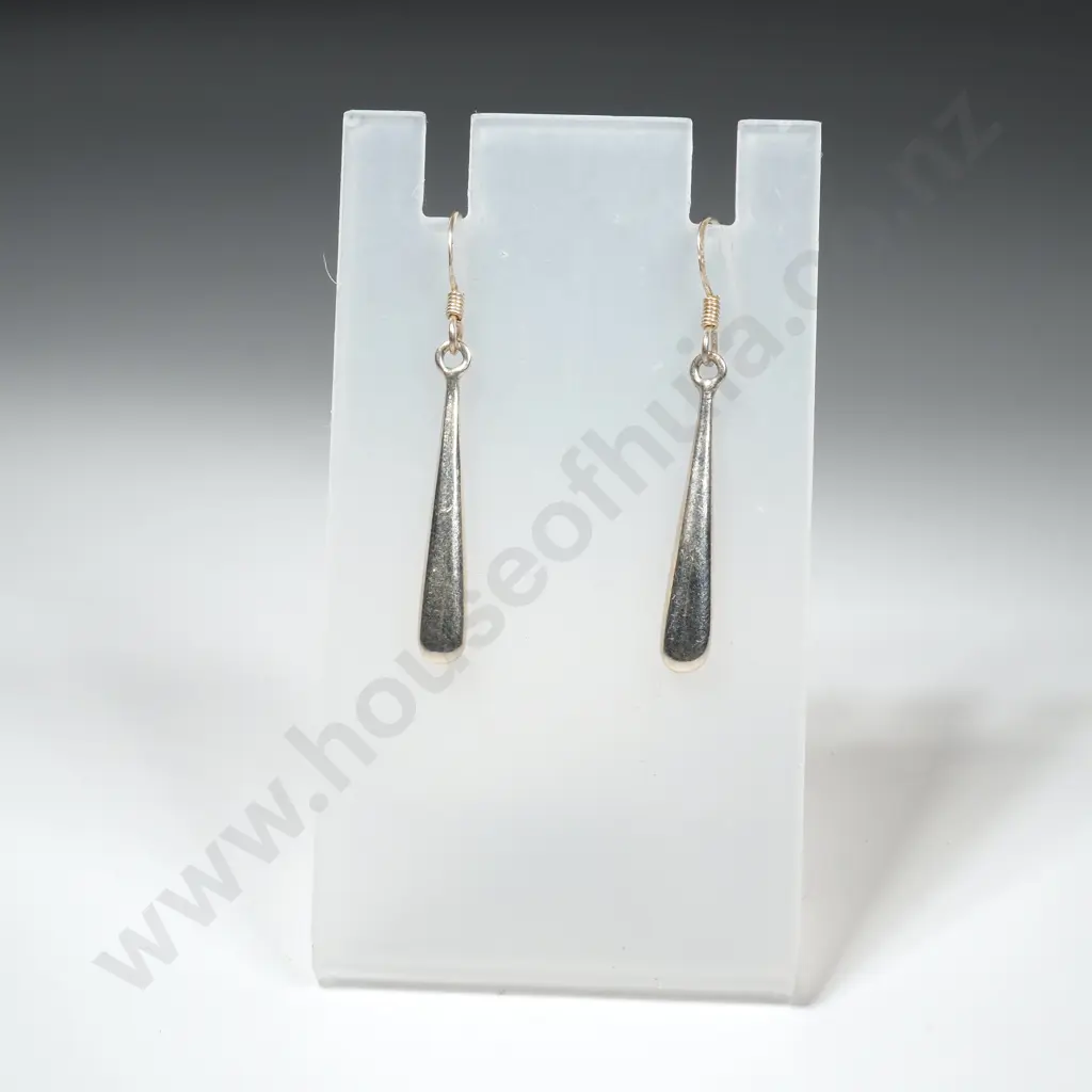 Modern Sterling Silver Earrings Image 1++