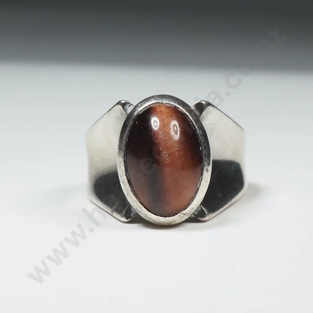Modern Sterling Silver Ring Image 1++