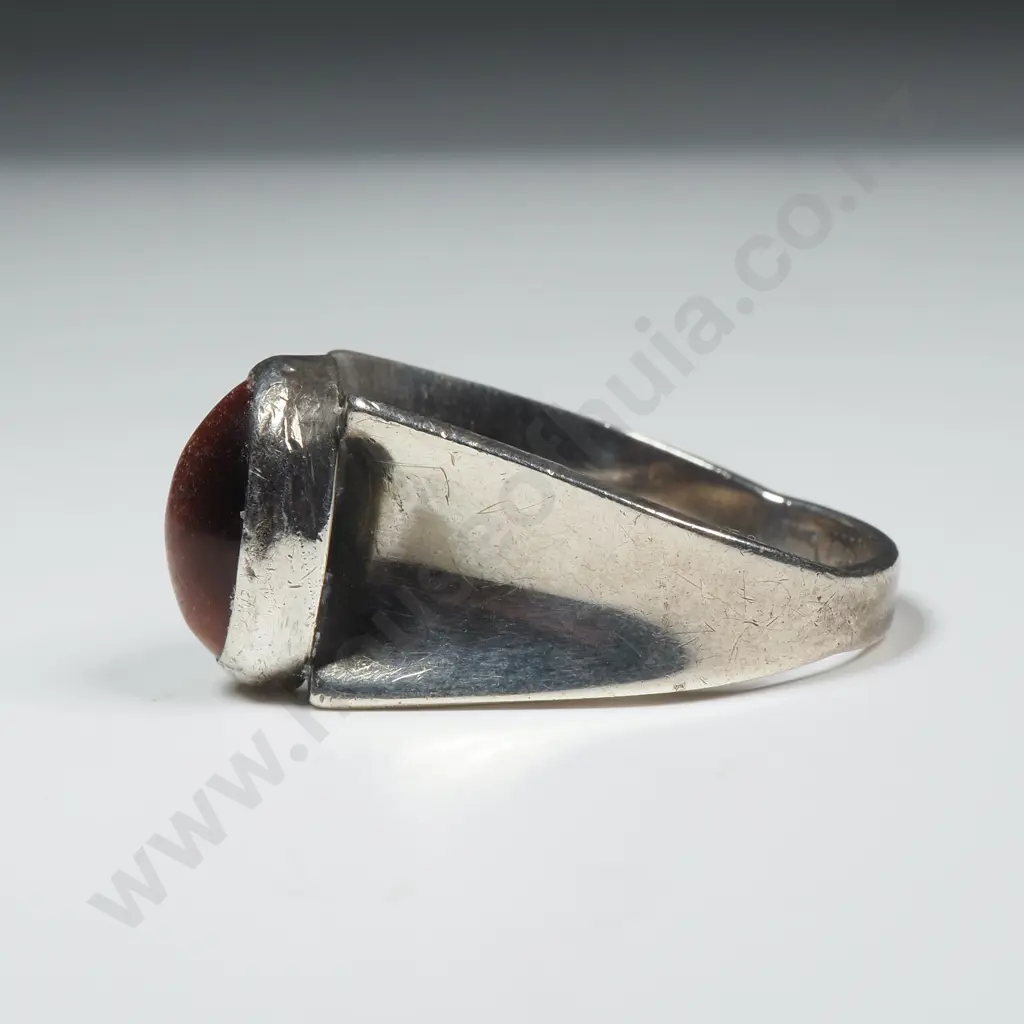 Modern Sterling Silver Ring Image 1++