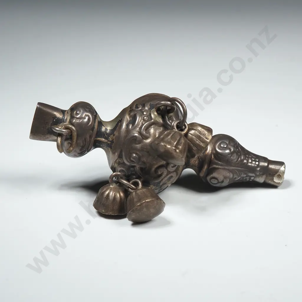 Sterling Silver Babies Rattle Image 1++