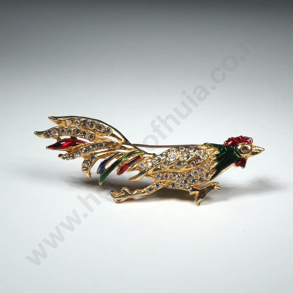 Rooster Costume Brooch Image 1++