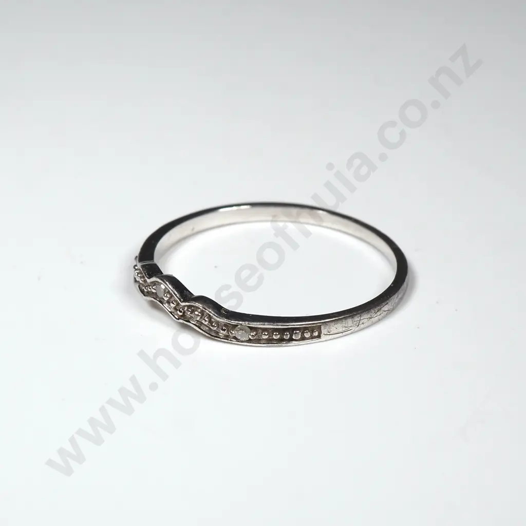 Modern Sterling Silver Fancy Band Image 1++