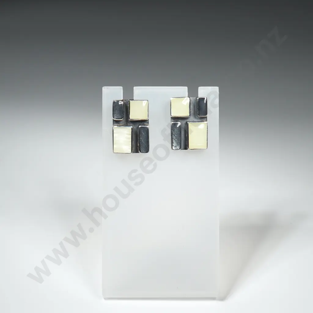 Sterling Silver Mexican Earrings Image 1++