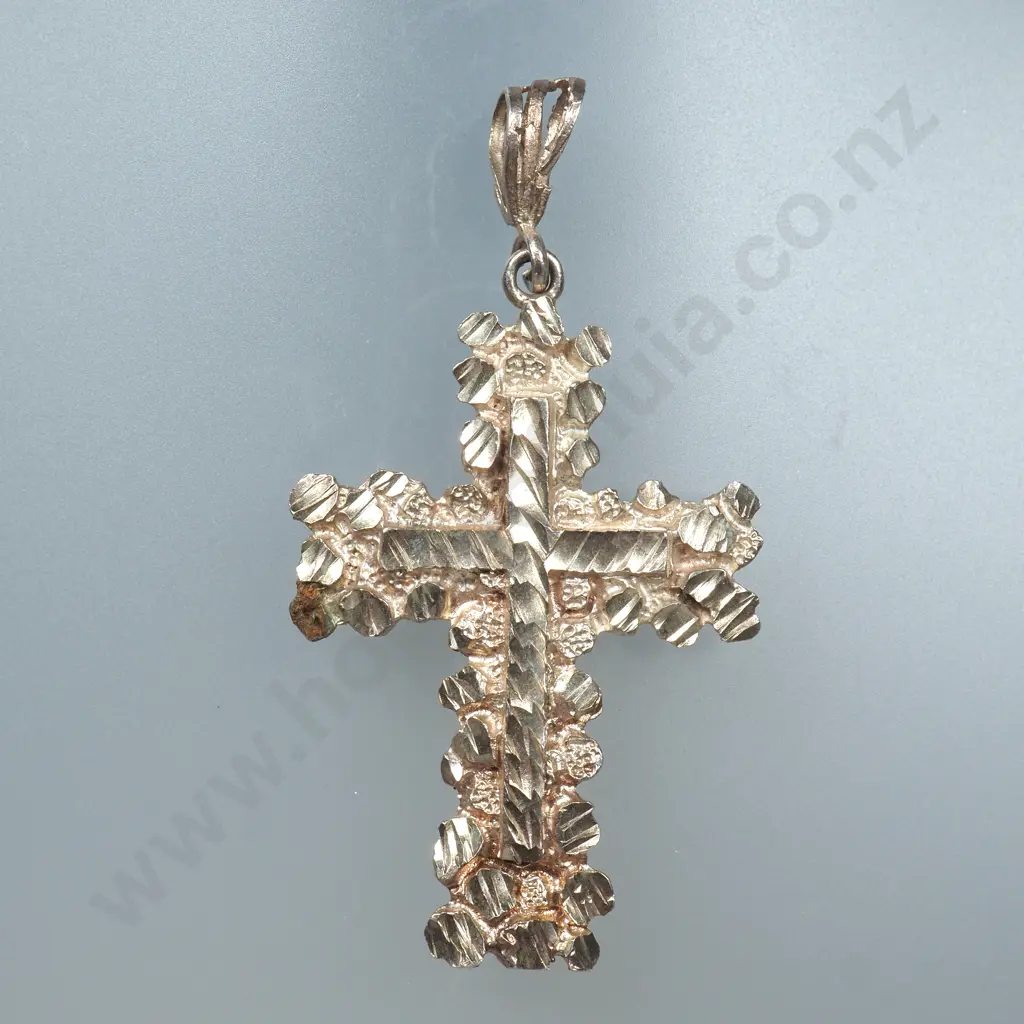 Sterling Silver Decorative Cross Image 1++