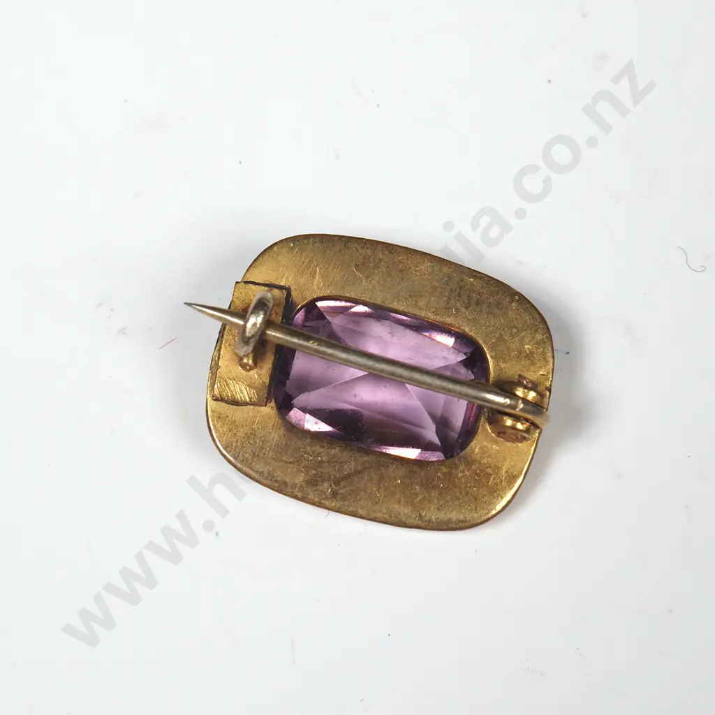 Vintage Costume Paste Brooch Image 1++