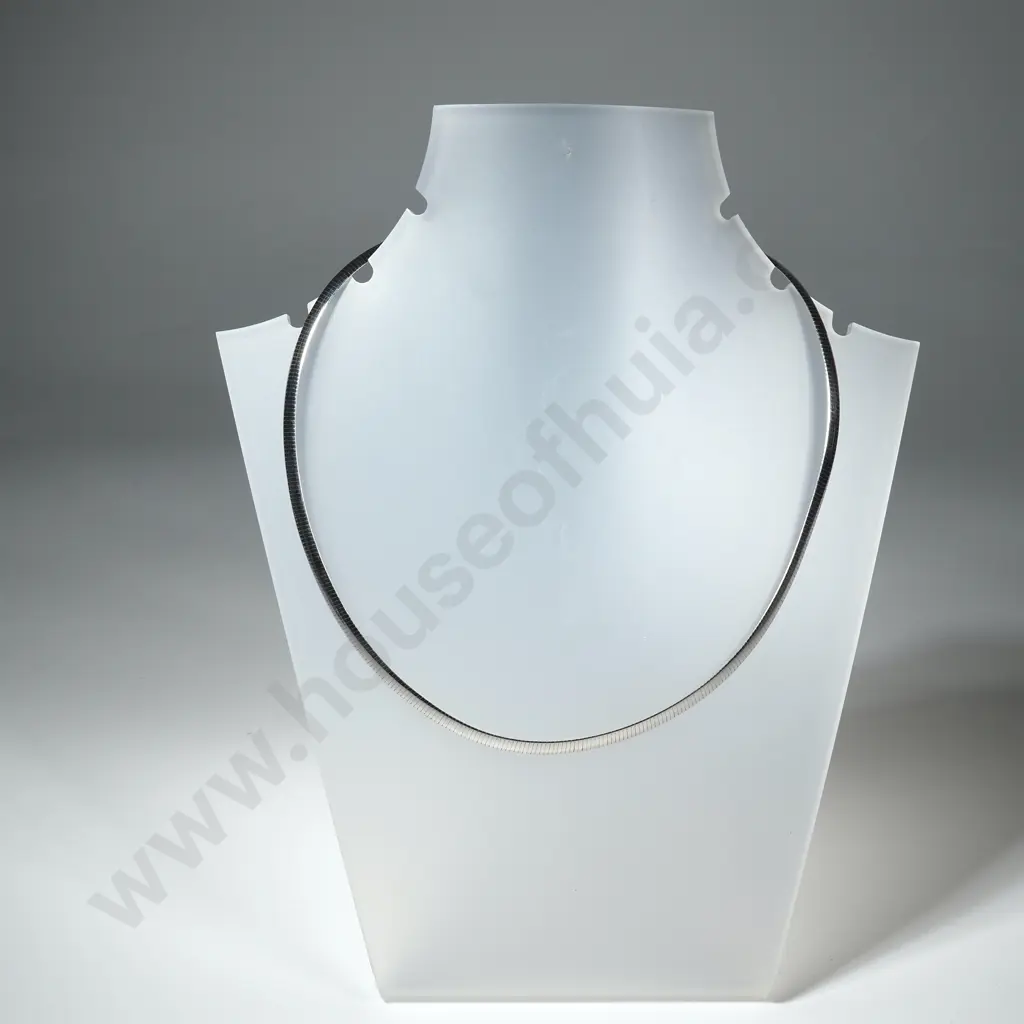 Sterling Silver Gilt Italian Collar Necklace Image 1++