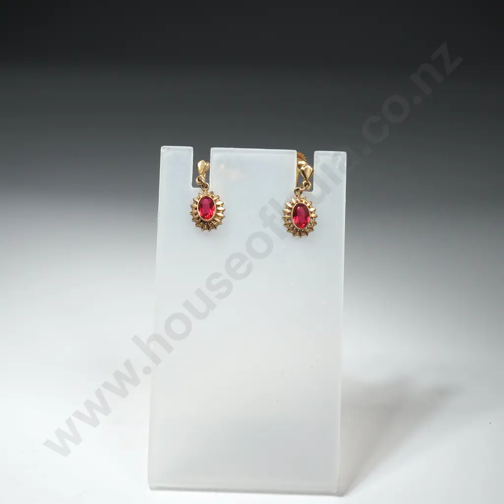 Vintage Rolled Gold Earrings Image 1++