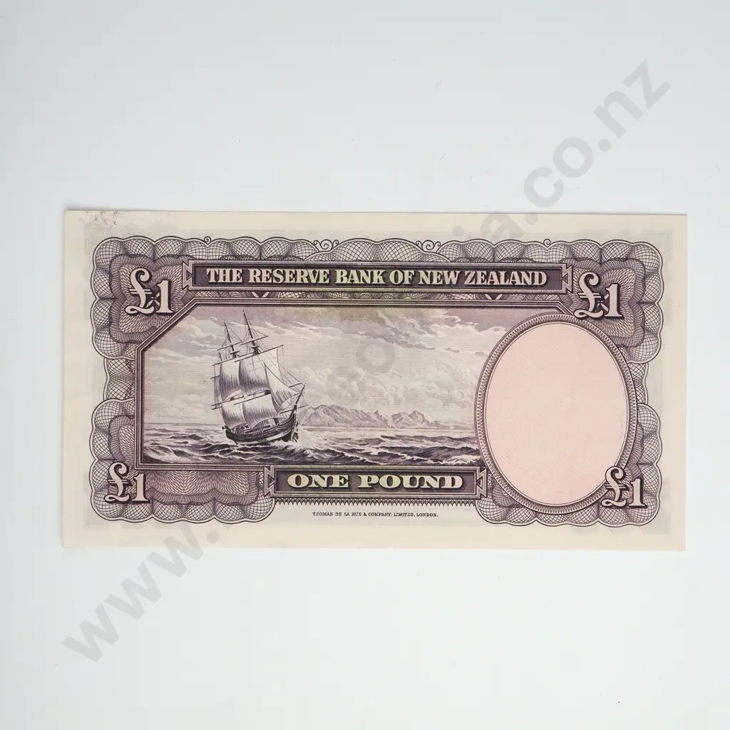 HANNA 1 POUND BANKNOTE ND(1940-55) P.159a Good EXTREMELY FINE CV$250 Image 1++