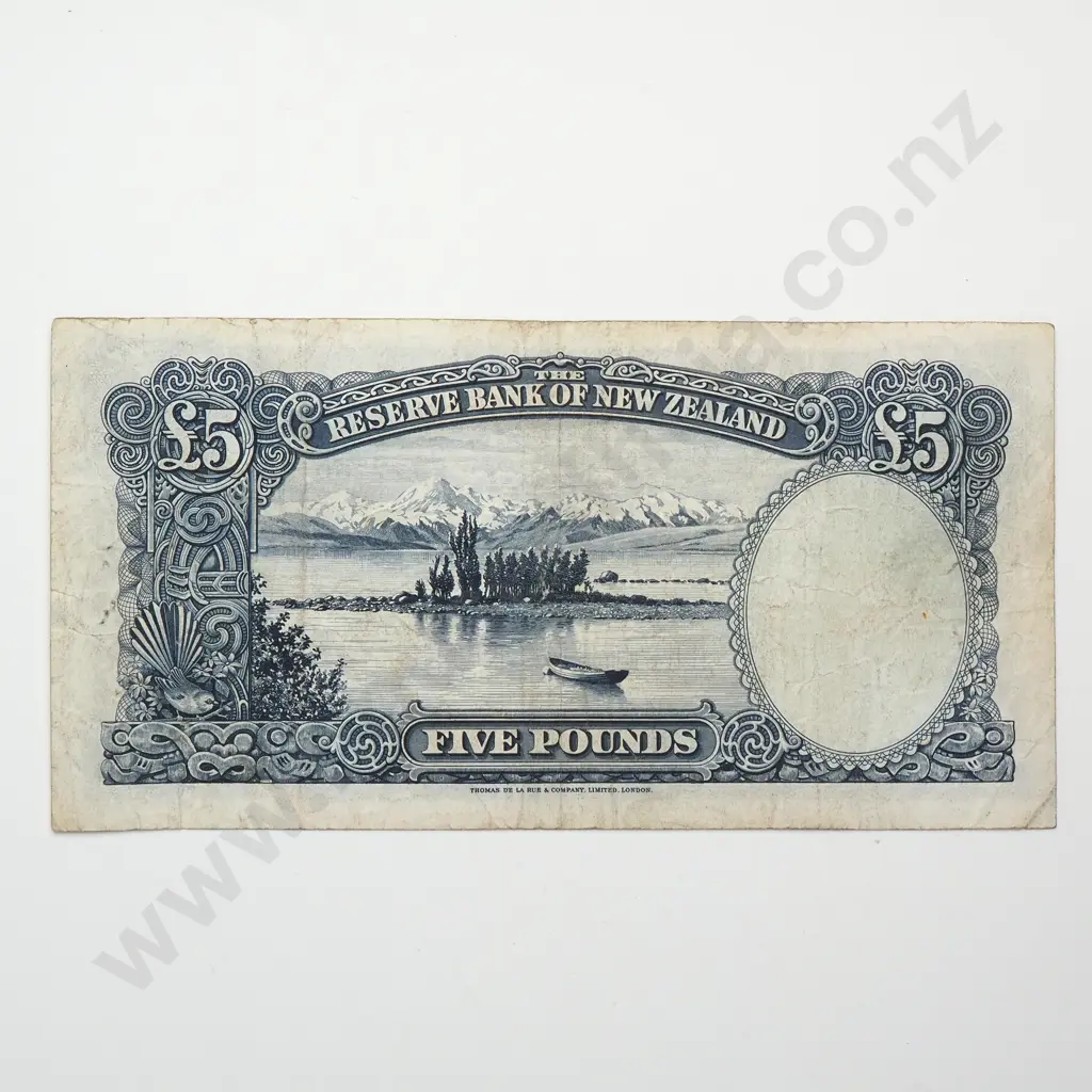 HANNA 5 POUND BANKNOTE FINE PLEASING SERIAL NUMBER Image 1++