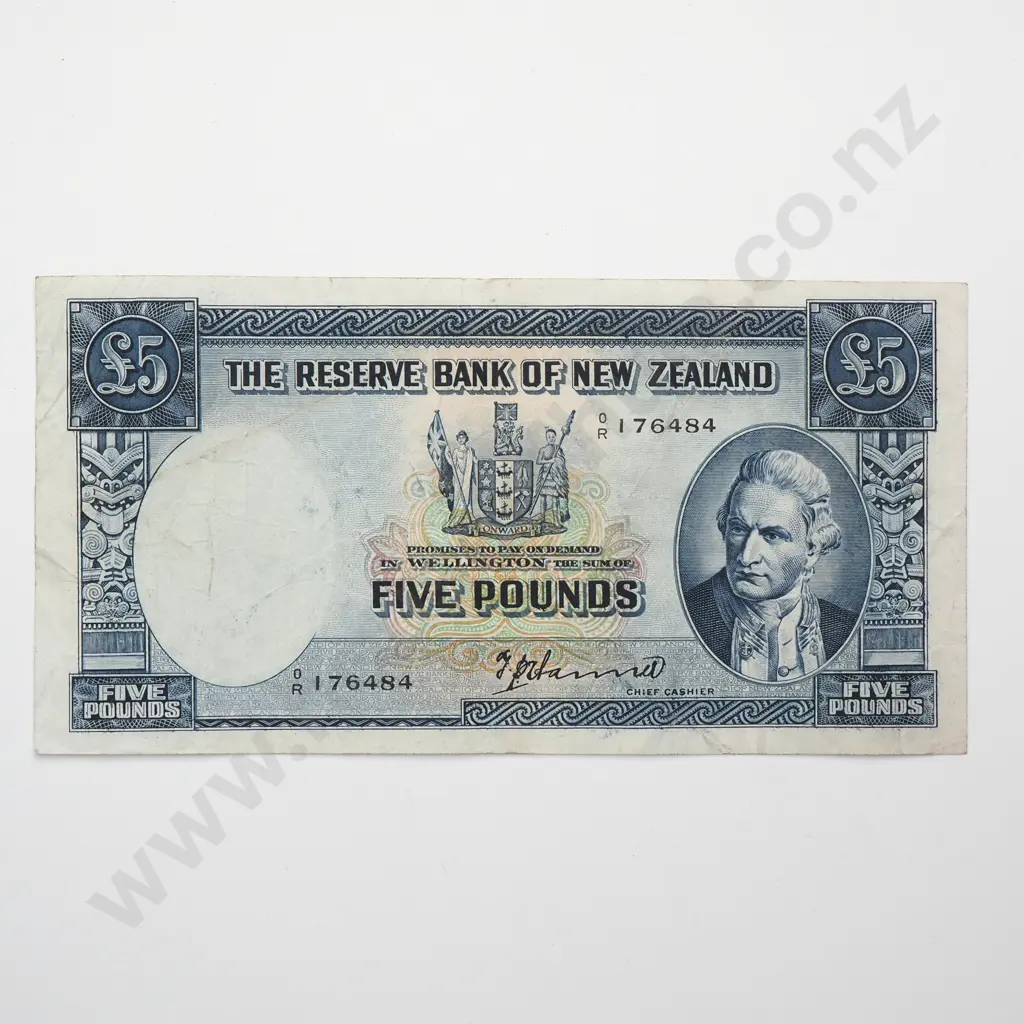 HANNA 5 POUND BANKNOTE FINE Image 1++