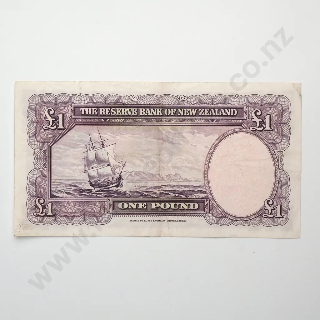 WILSON 1 POUND BANKNOTE VERY FINE 007 SERIAL Image 1++
