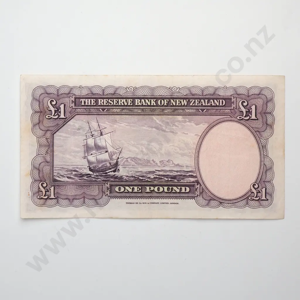 WILSON 1 POUND BANKNOTE VERY FINE WITH STAINING Image 1++