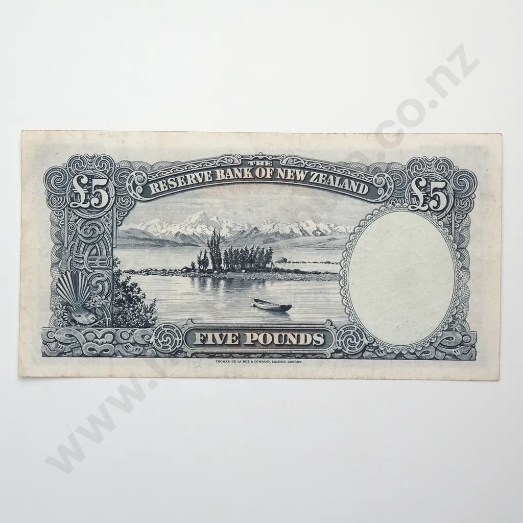 WILSON 5 POUND BANKNOTE aUNC Image 1++