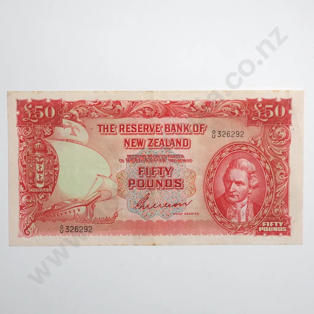 50 POUND NOTE WILSON OU 326292 Image 1++
