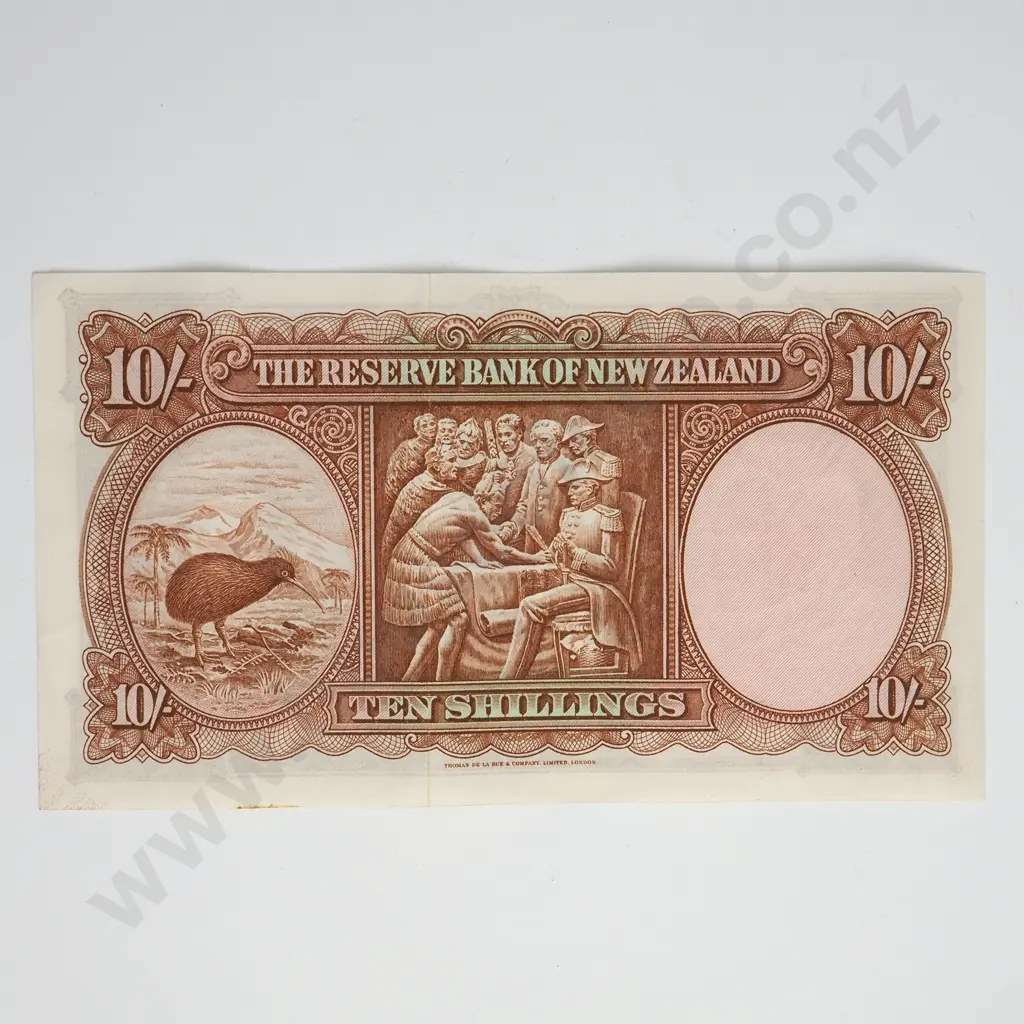 FLEMING 10 SHILLINGS BANKNOTE ND(1956-67) P.158d EXTREMELY FINE CV$85 Image 1++