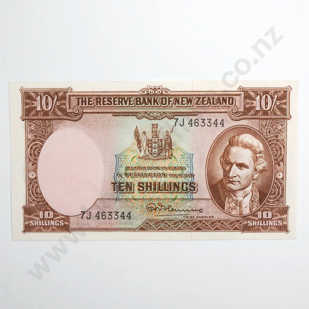 10 SHILLINGS FLEMING BANKNOTE BETTER GRADE Image 1++