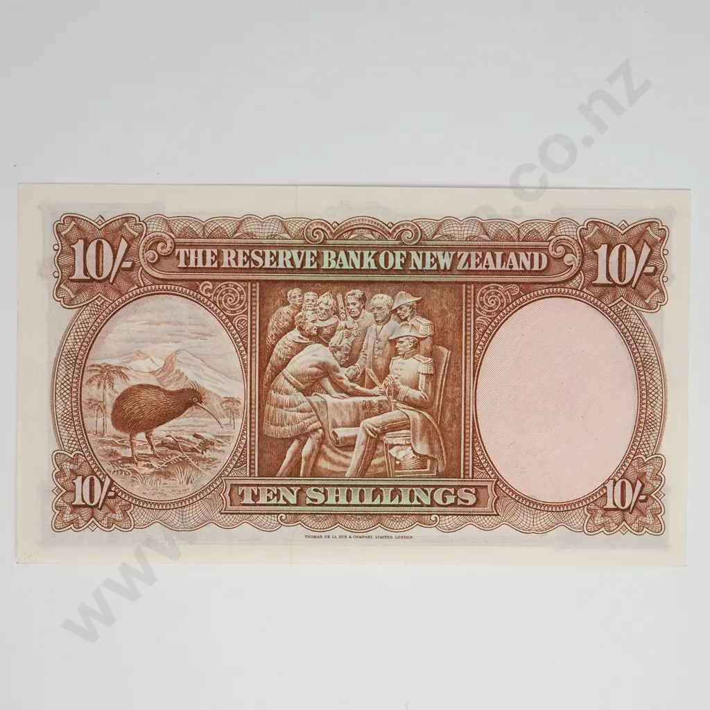 FLEMING 10 SHILLINGS BANKNOTE ND(1956-67) P.158d Almost UNCIRCULATED CV$130 Image 1++