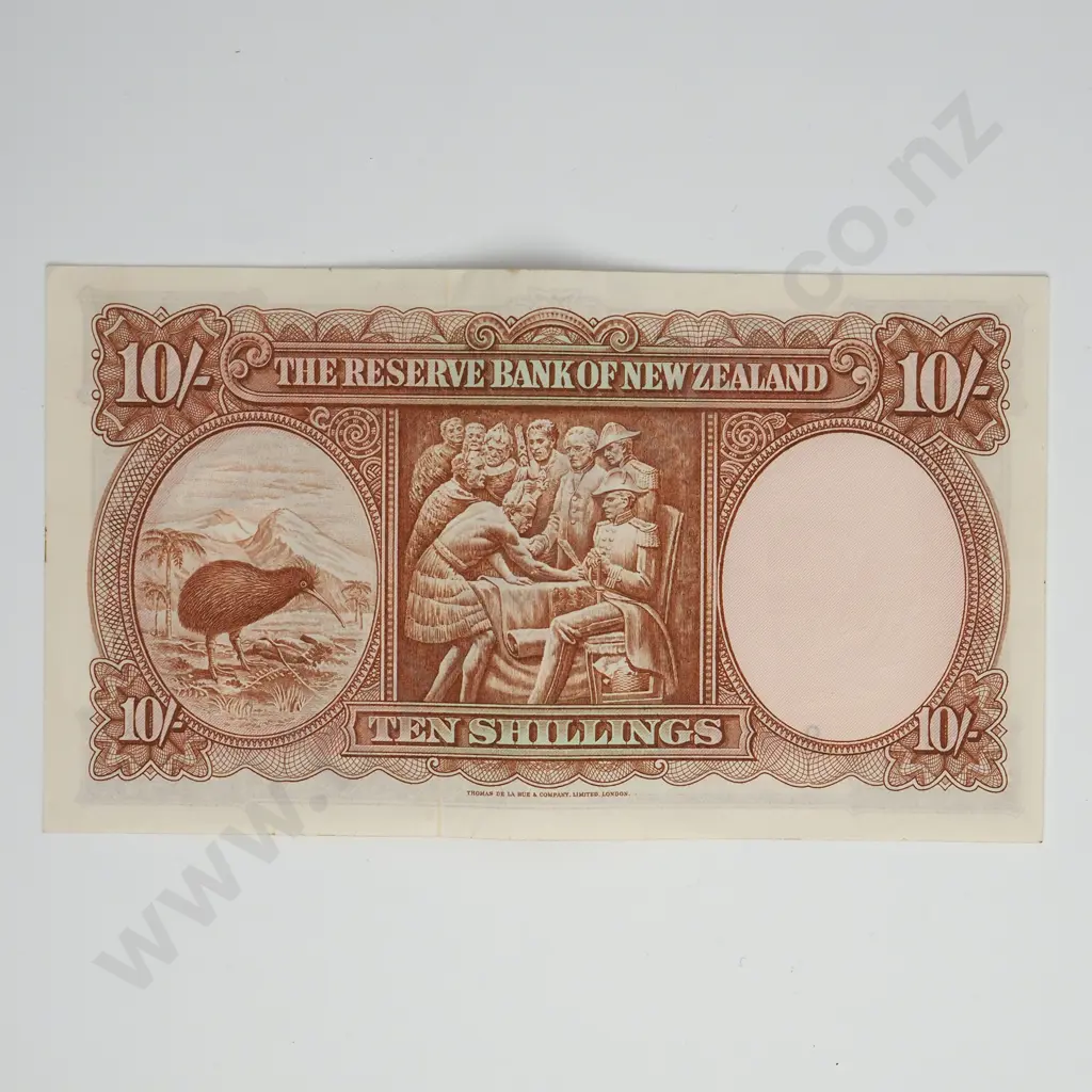 FLEMING 10 SHILLINGS BANKNOTE ND(1956-67) P.158d Almost UNCIRCULATED CV$130 Image 1++