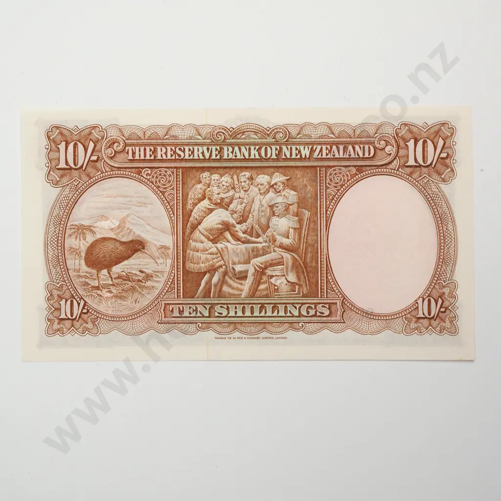 10 SHILLINGS, FLEMING SIGNATURE, PREFIX 9L ( LAST ISSUED PREFIX OF SIGNATURE ), UNCIRCULATED Image 1++