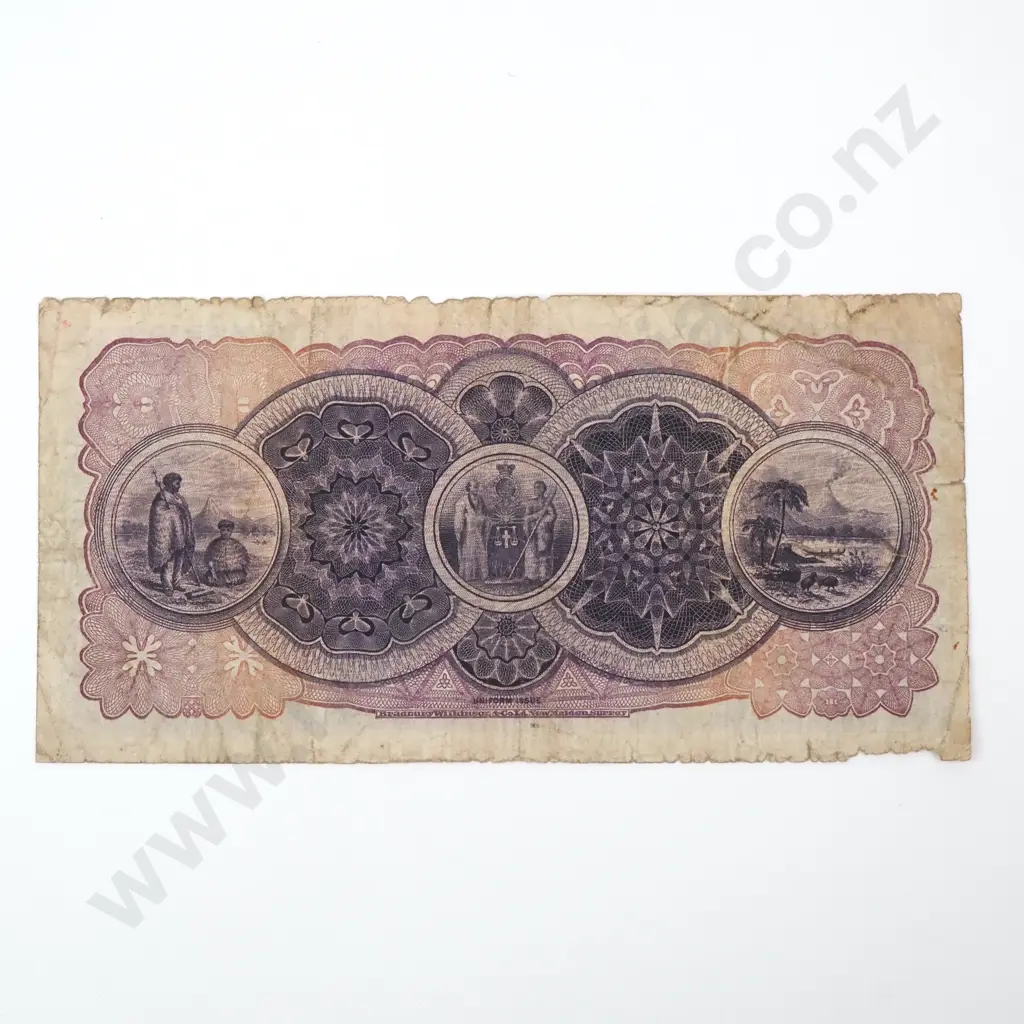 BANK OF NEW ZEALAND ( STRAIGHT ) 1 POUND, 1ST OCTOBER 1931, ( LAST PREFIX ) Image 1++