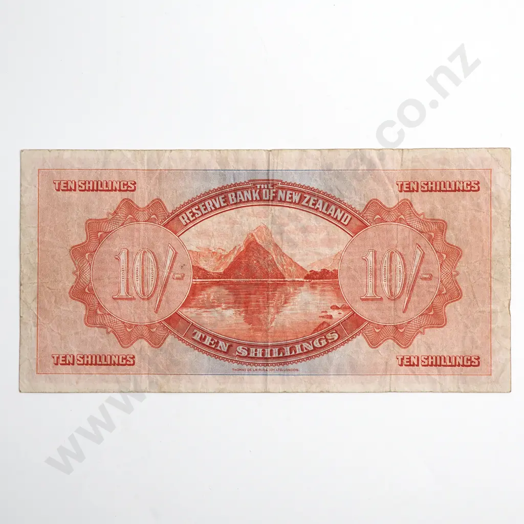 10 SHILLINGS LEFEAUX BANKNOTE Image 1++
