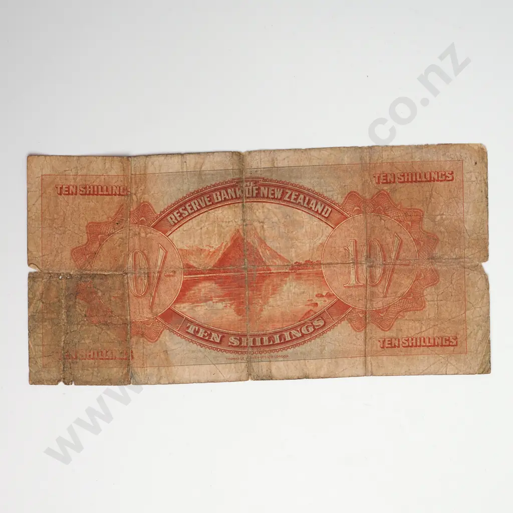 10 SHILLINGS, LEFEAUX SIGNATURE, 8Z PREFIX, GOOD Image 1++