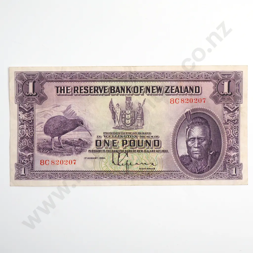 1 POUND LEFEAUX BANKNOTE Image 1++